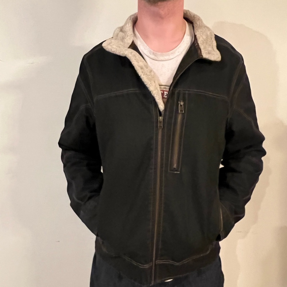 Kuhl Burr lined jacket,  men's Medium, Espresso color